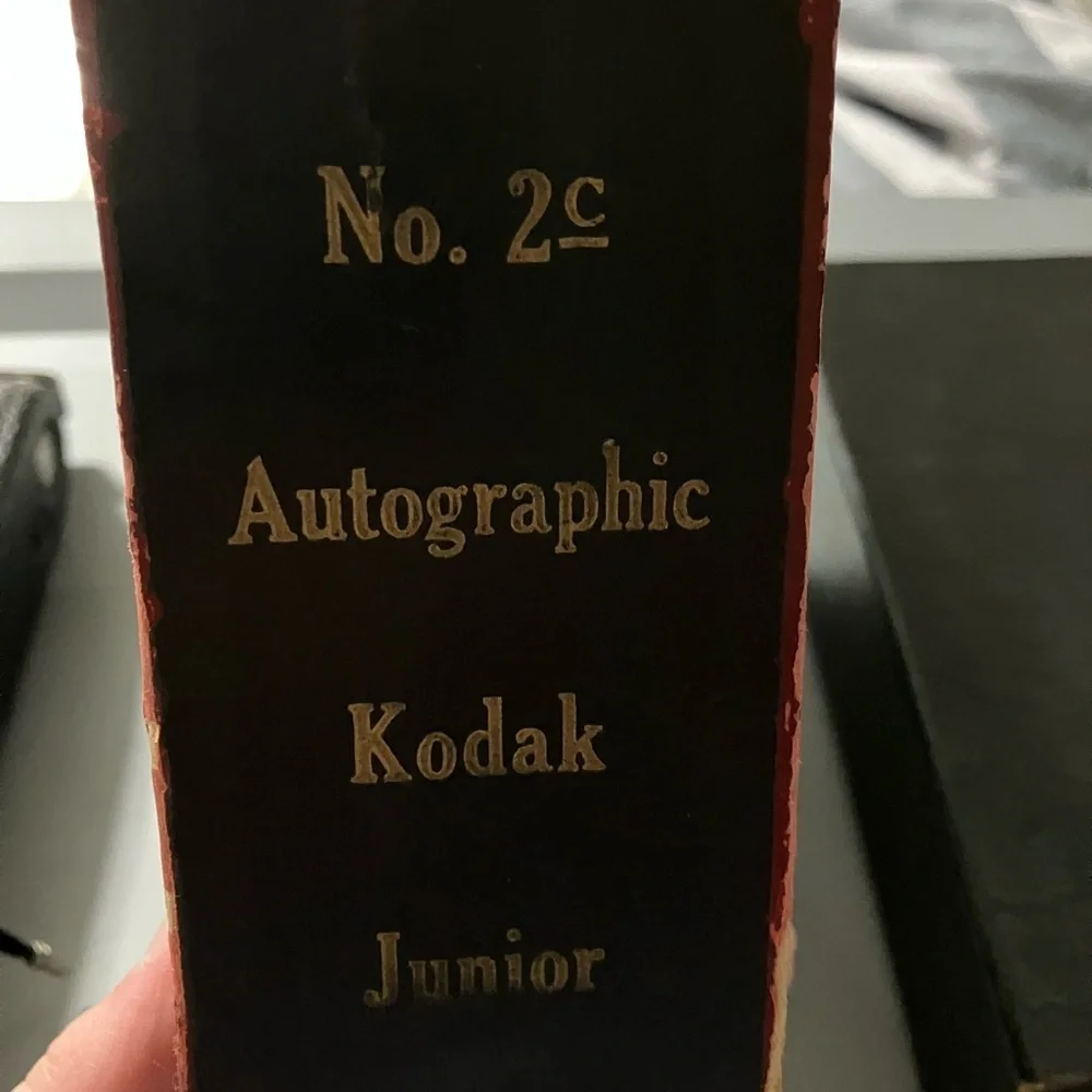 Kodak Junior No. 2c Autographic Black Classic Folding Film Camera